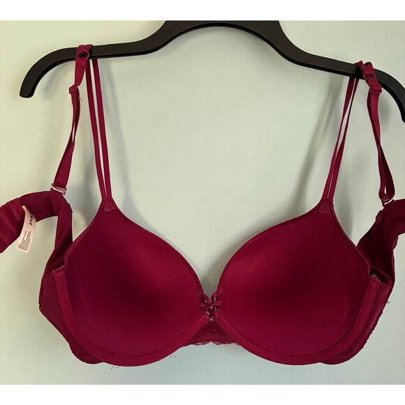 Ambrielle Ultimate Upsize Bra Bombshell Style 36C Pink Push Up - Picture 3 of 6